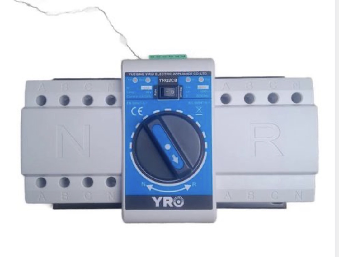 125A change over switch triple pole